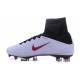 Chaussures Nike - Crampons de Footabll Homme - Nike Mercurial Superfly 5 FG Noir Blanc Rouge