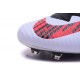 Chaussures Nike - Crampons de Footabll Homme - Nike Mercurial Superfly 5 FG Noir Blanc Rouge