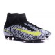 Chaussures Nike - Crampons de Footabll Homme - Nike Mercurial Superfly 5 FG Noir Blanc Jaune