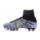 Chaussures Nike - Crampons de Footabll Homme - Nike Mercurial Superfly 5 FG Noir Blanc Jaune