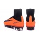 Chaussures Nike - Crampons de Footabll Homme - Nike Mercurial Superfly 5 FG Orange Noir Violet