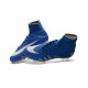 Hommes Chaussures Nike HyperVenom Phantom 2 FG Neymar x Jordan Bleu Argenté