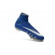 Hommes Chaussures Nike HyperVenom Phantom 2 FG Neymar x Jordan Bleu Argenté