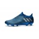 Adidas Messi 16+ Pureagility FG/AG Pas Cher Crampons foot Bleu Argent Noir