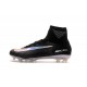 Chaussures Nike - Crampons de Footabll Homme - Nike Mercurial Superfly 5 FG Noir Argent