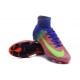 Chaussures Nike - Crampons de Footabll Homme - Nike Mercurial Superfly 5 FG Rouge Bleu Volt