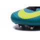Nike Mercurial Superfly 5 FG - Chaussures de Football 2016 Vert Jaune Noir