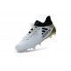 Adidas X 16.1 AG/FG - Crampons foot Nouveau Blanc Noir Or