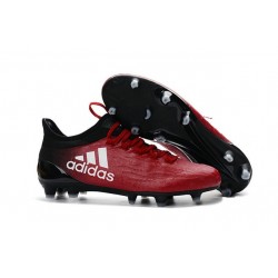 Chaussures de football Adidas X 16.1 AG/FG Pas Cher Rouge Blanc Noir