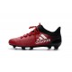 Chaussures de football Adidas X 16.1 AG/FG Pas Cher Rouge Blanc Noir