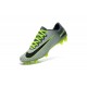 2016 Chaussures Football - Nike Mercurial Vapor XI FG Crampons Platine Noir Vert