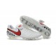 Chaussures de football Nike Tiempo Legend 6 FG Hommes Blanc Rouge