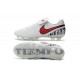 Chaussures de football Nike Tiempo Legend 6 FG Hommes Blanc Rouge