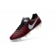 Chaussures de football Nike Tiempo Legend 6 FG Hommes Vin Rouge Blanc