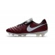 Chaussures de football Nike Tiempo Legend 6 FG Hommes Vin Rouge Blanc