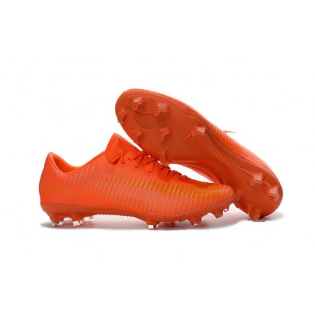 2016 Chaussures Football - Nike Mercurial Vapor XI FG Crampons Orange