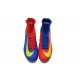 Nike Mercurial Superfly 5 FG - Chaussures de Football 2016 Bleu Rouge Jaune