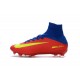 Nike Mercurial Superfly 5 FG - Chaussures de Football 2016 Bleu Rouge Jaune