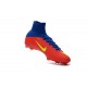 Nike Mercurial Superfly 5 FG - Chaussures de Football 2016 Bleu Rouge Jaune