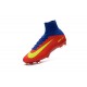 Nike Mercurial Superfly 5 FG - Chaussures de Football 2016 Bleu Rouge Jaune