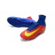 Nike Mercurial Superfly 5 FG - Chaussures de Football 2016 Bleu Rouge Jaune