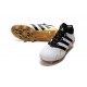 Nouvelles Crampons Foot Adidas Ace16.1 Premiknit FG/AG Noir Blanc Or