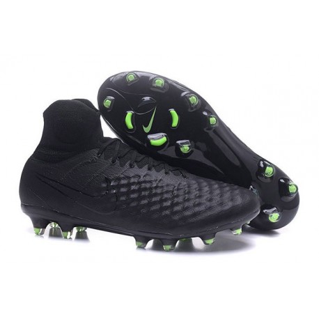 Chaussures de football - Nouveau Nike - Magista Obra II FG Noir Volt