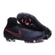 Chaussures de football - Nouveau Nike - Magista Obra II FG Noir Carmin