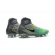 Chaussures de football - Nouveau Nike - Magista Obra II FG Platine Noir Vert