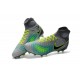 Chaussures de football - Nouveau Nike - Magista Obra II FG Platine Noir Vert