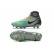 Chaussures de football - Nouveau Nike - Magista Obra II FG Platine Noir Vert