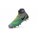 Chaussures de football - Nouveau Nike - Magista Obra II FG Platine Noir Vert