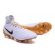 Chaussures de football - Nouveau Nike - Magista Obra II FG Blanc Or