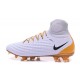 Chaussures de football - Nouveau Nike - Magista Obra II FG Blanc Or