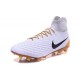 Chaussures de football - Nouveau Nike - Magista Obra II FG Blanc Or