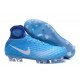 Chaussures de football - Nouveau Nike - Magista Obra II FG Bleu Blanc