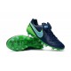 Chaussures de football Nike Tiempo Legend 6 FG Hommes Bleu Mer Bleu Vert