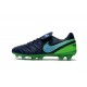 Chaussures de football Nike Tiempo Legend 6 FG Hommes Bleu Mer Bleu Vert