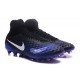 Chaussures de football - Nouveau Nike - Magista Obra II FG Noir Bleu Blanc