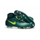 Chaussures de football - Nouveau Nike - Magista Obra II FG Turquoise Rio Volt Obsidienne Jade