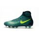 Chaussures de football - Nouveau Nike - Magista Obra II FG Turquoise Rio Volt Obsidienne Jade