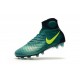 Chaussures de football - Nouveau Nike - Magista Obra II FG Turquoise Rio Volt Obsidienne Jade