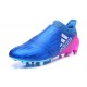 Nouveau Crampons - Adidas X 16+ Purechaos FG Bleu Rose Blanc