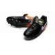 Chaussures de football Nike Tiempo Legend 6 FG Hommes Noir Blanc Hyper Orange Volt