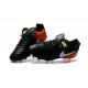 Chaussures de football Nike Tiempo Legend 6 FG Hommes Noir Blanc Hyper Orange Volt