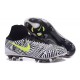 Nouveau Crampons Nike Magista Obra II FG Noir Blanc Jaune