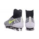 Nouveau Crampons Nike Magista Obra II FG Noir Blanc Jaune