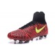 Hommes Chaussures Nike Magista Obra II FG Noir Rouge Jaune