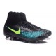 Nouveau Crampons Nike Magista Obra II FG Noir Bleu Vert