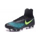 Nouveau Crampons Nike Magista Obra II FG Noir Bleu Vert